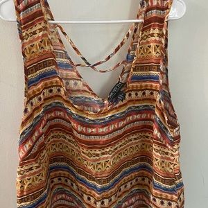 Tribal Cropped Tank